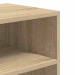 vidaXL Bibliothèque chêne sonoma 60x30x71 5 cm bois d'ingénierie