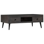 Vidaxl table basse bois solide de manguier 100 x 60 x 35 cm
