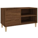 vidaXL Armoire à disques chêne marron 84 5x38x48 cm bois d'ingénierie
