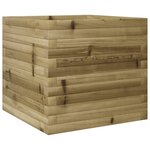 vidaXL Jardinière 50x50x45 5 cm bois de pin imprégné