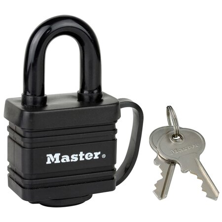 Porte Cadenas + Cadenas En Acier Trempé Masterlock