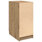 vidaXL Armoire de bureau chêne artisanal 33x50x75 cm bois d'ingénierie