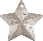 Pièce de monnaie en Argent 5 Dollars g 31.1 (1 oz) Millésime 2024 Holiday Ornament STARRY SKY STAR (PRÉCOMMANDE)