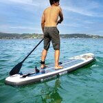 Stand up paddle gonflable wander 10'8 32'' 6'' (325 x 81 x 15 cm) gamme compact avec pagaie  leash  pompe et sac de transport