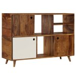 Vidaxl buffet 118 x 35 x 70 cm bois solide de sesham