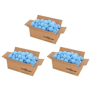 vidaXL Boules anti-bactériennes filtrantes de piscine bleu 2100 g PE