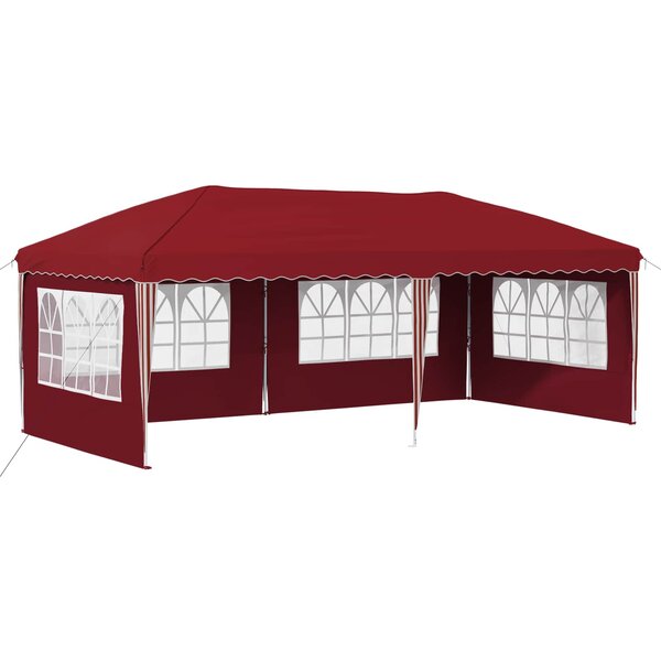 vidaXL Tente de fête pop-up 575 x 289 x 245 cm Bordeaux