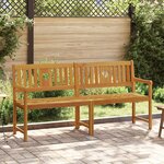 vidaXL Banc extérieur Naturel 180 x 55 5 x 90 cm Bois d'Acacia Massif