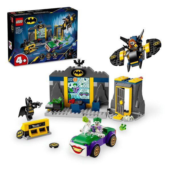 76272 La Batcave™ LEGO® DC Comics avec Batman™  Batgirl™ et Le Joker™ - Set de construction pour enfants
