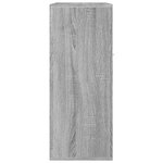 vidaXL Buffet Sonoma gris 60x30x75 cm Bois d'ingénierie