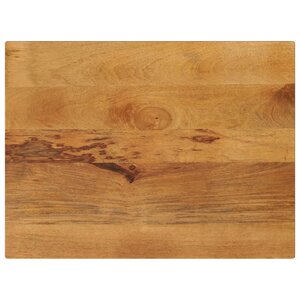 vidaXL Dessus de table 80x70x3 8 cm rectangulaire bois massif manguier