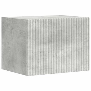 vidaXL Meuble TV mural Béton 60 x 31 x 29.5 cm Bois d'ingénierie