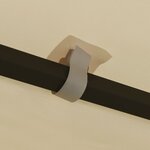 vidaXL Tonnelle avec guirlande lumineuse à LED 3x3 m Crème