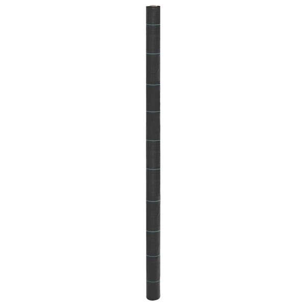vidaXL Membrane anti-mauvaises herbes noir 2x25 m PP