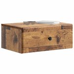vidaXL Cabinet de chevet mural Bois ancien 49 x 34 5 x 20 cm