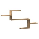 vidaXL Étagère murale chêne artisanal 104x15x49 cm bois d'ingénierie