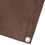 vidaXL Écran de balcon 100 x 800 cm Tissu Oxford Rectangulaire Marron