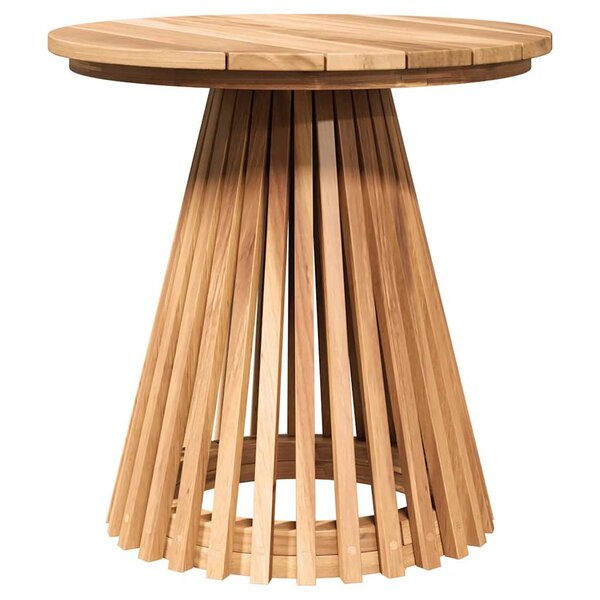 vidaXL Table d'appoint Marron 50 x 50 x 49 5 cm Bois de teck massif