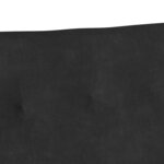 vidaXL Banc Chesterfield Noir 112 x 65.5 x 75 cm Velours