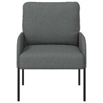 vidaXL Canapés avec coussin 55cm Gris foncé Contreplaqué
