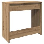 vidaXL Bureau chêne artisanal 80x40x75 cm bois d'ingénierie
