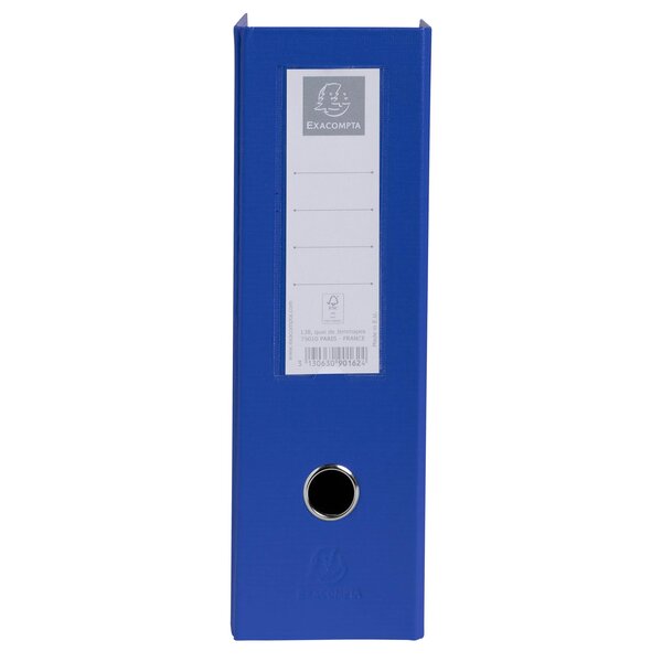 Porte-revues Pp - Dos 100mm - Livrés À Plat - 23x31cm - Bleu Foncé - X 10 - Exacompta