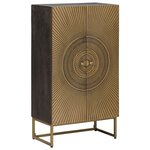 vidaXL Haut Armoire Laiton 53 5 x 30 x 95 cm