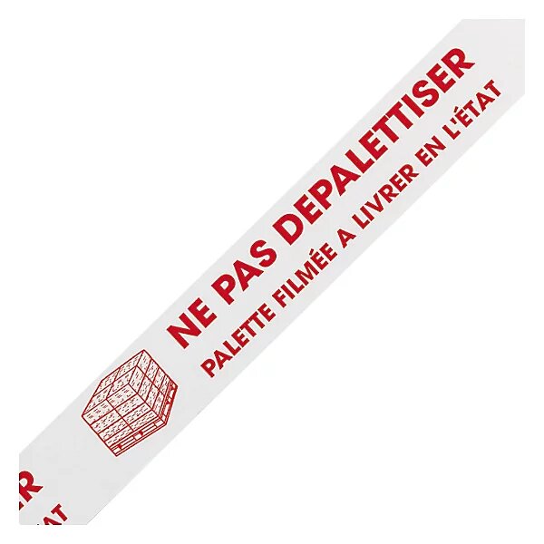 Ruban adhésif pour usage palette ne pas depalettiser raja 50 mm x 100 m (lot de 6)