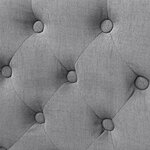 vidaXL Chaises à manger lot de 4 gris clair tissu