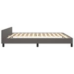 vidaXL Cadre de lit sans matelas gris 160x200 cm similicuir