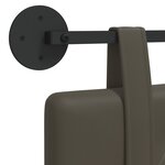 vidaXL Tête de lit suspendue Gris Simili cuir