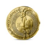 Année de la Chèvre Monnaie de 50€ 1/4 Oz Or