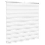 vidaXL Store zèbre blanc 140x100 cm largeur du tissu 135 9cm polyester