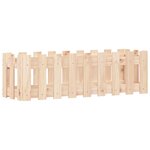 vidaXL Lit surélevé de jardin design de clôture 100x30x30cm pin massif