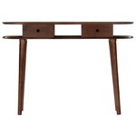 Vidaxl table console 110 x 35 x 76 cm bois d'acacia massif