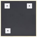 vidaXL Miroir Doré 50x50 cm