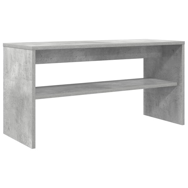 vidaXL Meuble TV Gris béton 80 x 30 x 40 cm Bois d'ingénierie