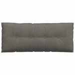 vidaXL Coussin de Dos Gris clair 120 x 50 cm Tissu en velours côtelé