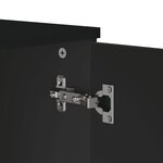 vidaXL Buffet VIKEN noir 80x40x80 cm bois d'ingénierie