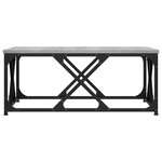 vidaXL Table basse sonoma gris 70x70x30 cm bois d'ingénierie