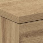 vidaXL Tables de chevet 2 Pièces chêne artisanal 38x35x55 cm