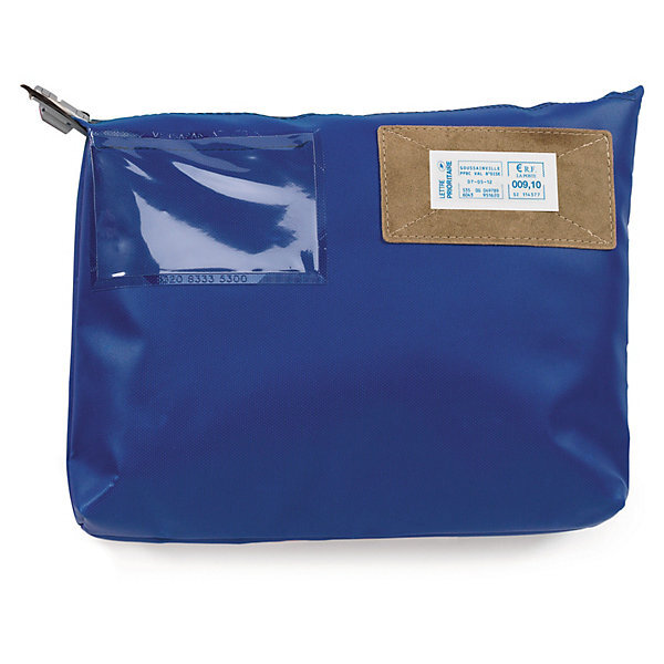 Pochette navette bleue avec soufflet versapak 50x39 cm