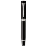 PARKER Duofold Centennial Stylo plume  Noir  Plume moyenne en or 18K  encre noire   Coffret cadeau