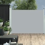 vidaXL Auvent latéral rétractable de patio 117x500 cm Gris