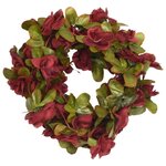 vidaXL Guirlandes de fleurs de Noël 6 Pièces rouge bordeaux 250 cm