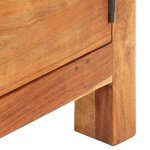 Vidaxl meuble tv 116x30x40 cm bois d'acacia massif