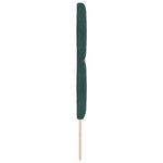 vidaXL Tête de Lit LED Geometric Manuel Vert foncé 144 cm Velours