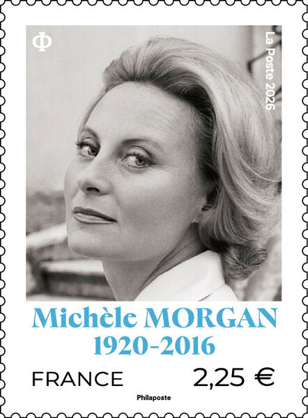 Timbre - Michèle Morgan - Lettre Internationale