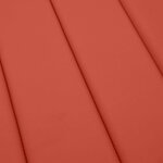 vidaXL Coussin de chaise longue rouge mélangé 200x60x4 cm tissu