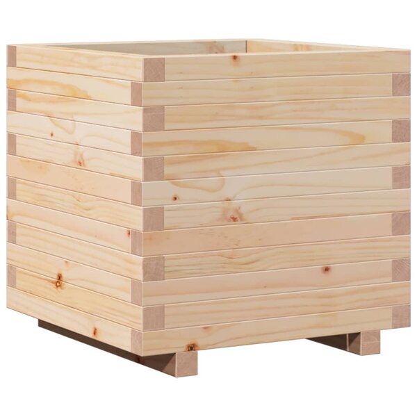 vidaXL Jardinière 50x50x49 5 cm bois de pin massif
